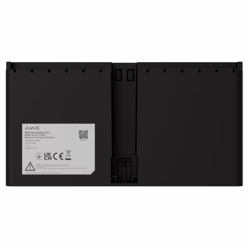 Аксессуар для охранных систем Ajax EN54 Internal Battery (72h) black