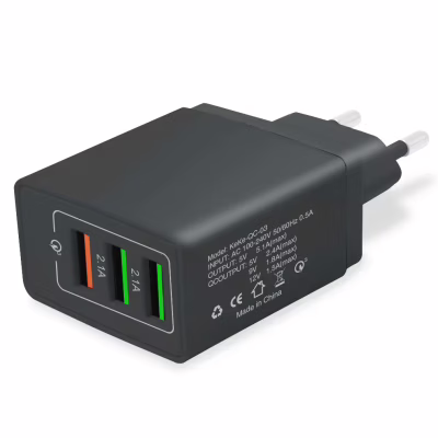 Зарядное устройство XoKo QC-305 3 USB 5.1A Black (QC-305-BK)