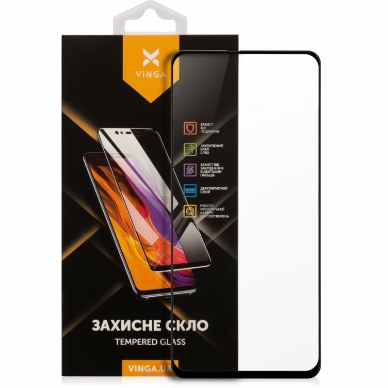 Стекло защитное Vinga Xiaomi Redmi Note 9T (VGXRN9T)