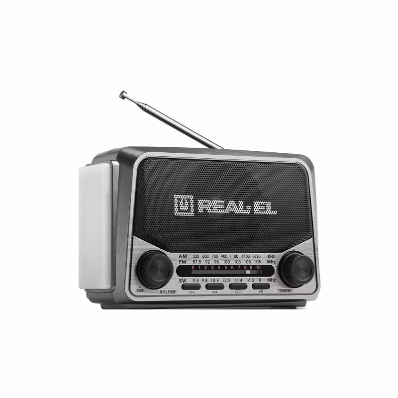 Портативный радиоприемник REAL-EL X-525 Grey (EL121800004)
