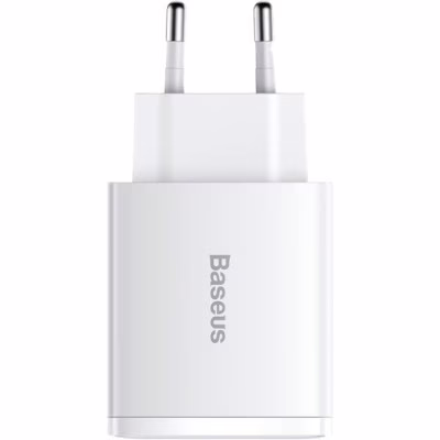 Зарядний пристрій Baseus Compact Quick Charger 2U+C (CCXJ-E02)