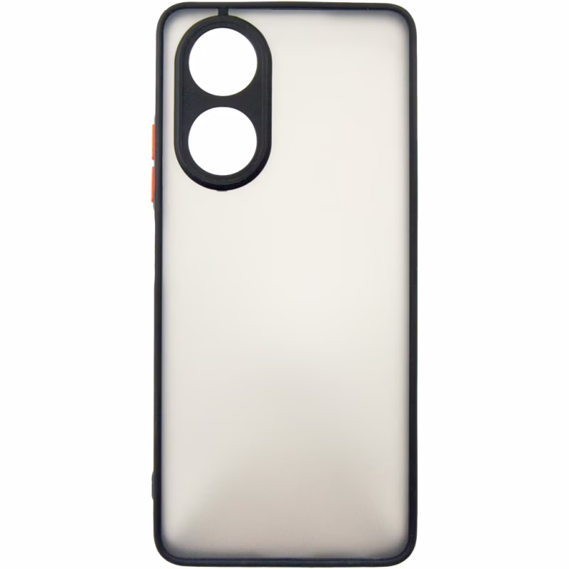Чехол для мобильного телефона Dengos Matte OPPO A58 4G (black) (DG-TPU-MATT-132)