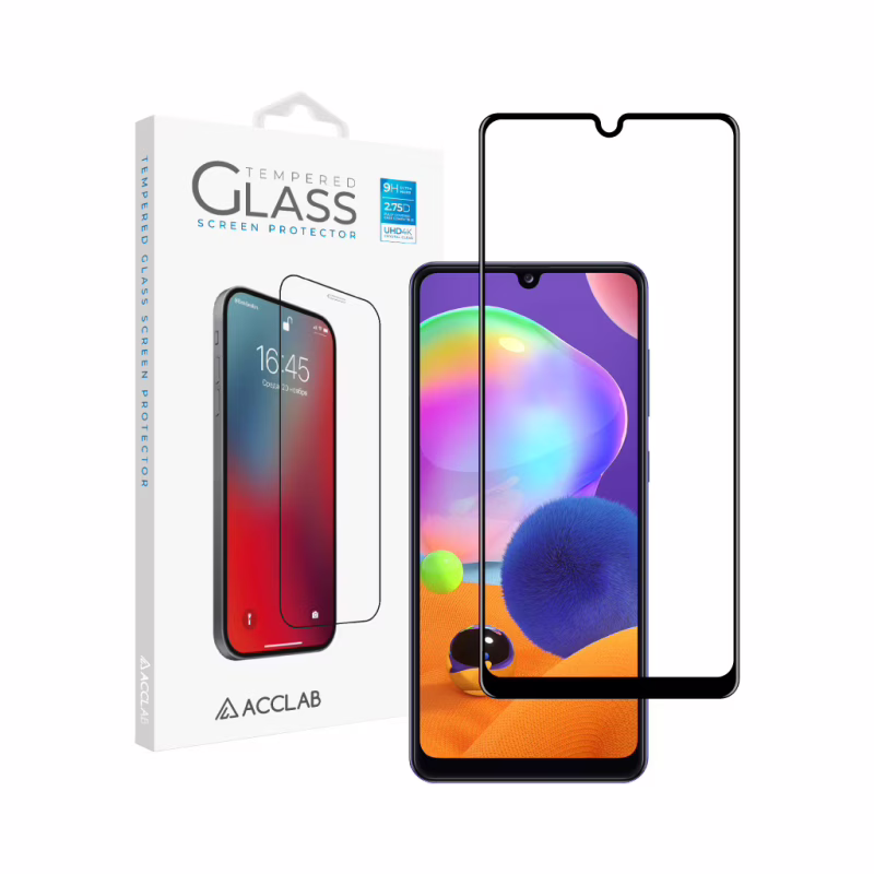Стекло защитное ACCLAB Full Glue Samsung A31 (1283126508578)