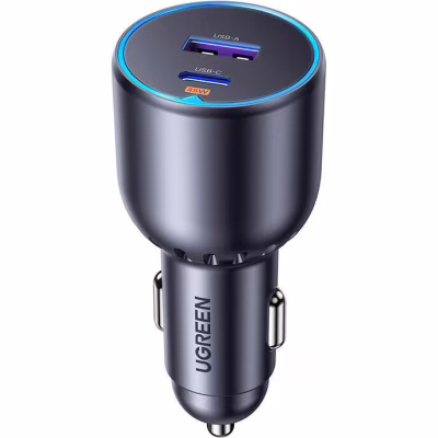 Зарядное устройство Ugreen 2xUSB 63W (USB-C+USB-A) QC3.0 (EC701) (35023)