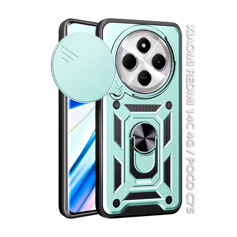 Чехол для мобильного телефона BeCover Military Xiaomi Redmi 14C 4G / Poco C75 Dark Green (712491)