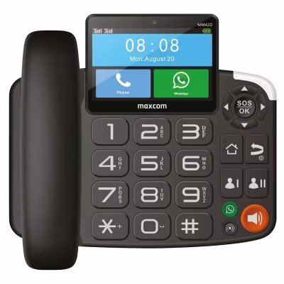 Мобільний телефон Maxcom Comfort MM42D SE 4G Black