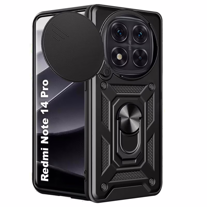 Чохол до мобільного телефона BeCover Military Xiaomi Redmi Note 14 Pro 5G Black (712869)