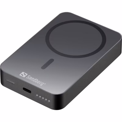 Батарея універсальна Sandberg 10000mAh 20W Magnetic Wireless Qi 15W (420-97)