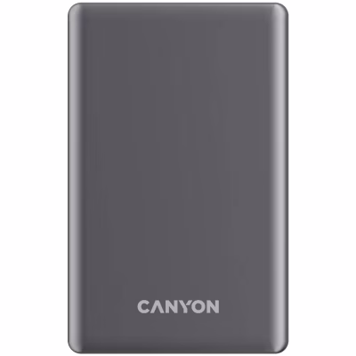 Батарея универсальная Canyon 5000mAh OnPower 505 slim Magsafe PD/20W Dark Grey (CNS-CPB505DG)