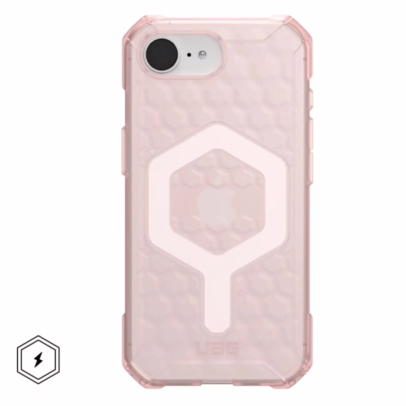 Чехол для мобильного телефона UAG iPhone 16E (4th Gen, 2025), Essential Armor MagSafe, Rose (114496114C4C)