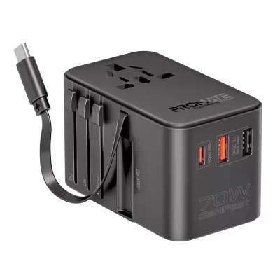Зарядний пристрій Promate tripmate-gan70r