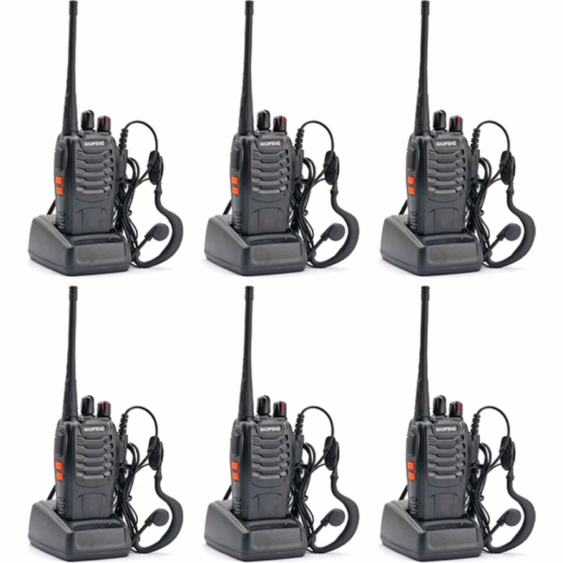 Портативная рация Baofeng BF-888S комплект 6 шт (2200000758996)
