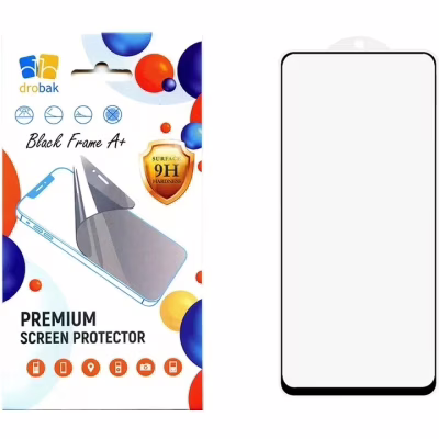 Стекло защитное Drobak Xiaomi Redmi Note 14 Black Frame A+ (383898)
