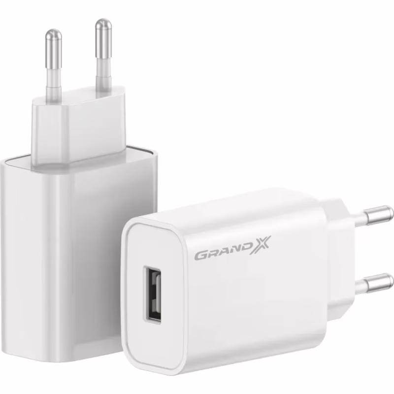 Зарядное устройство Grand-X CH-550W Quick Charge USB QC3.0 22.5W White (CH-550W)