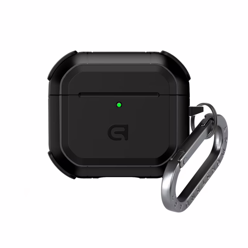 Чехол для наушников Armorstandart Panzer для Apple Airpods 4 Black (ARM82552)