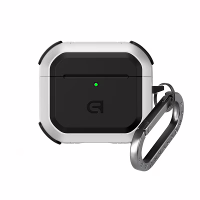 Чехол для наушников Armorstandart Panzer для Apple Airpods 4 White (ARM82553)