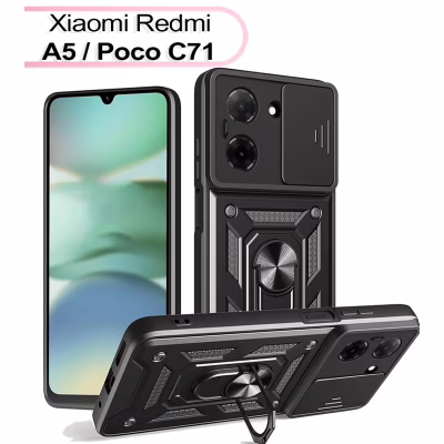 Чохол до мобільного телефона BeCover Military Xiaomi Redmi A5 / Poco C71 Black (713543)