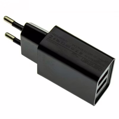 Зарядний пристрій Denmen 2xUSB 2.1A black (DC02-BK)