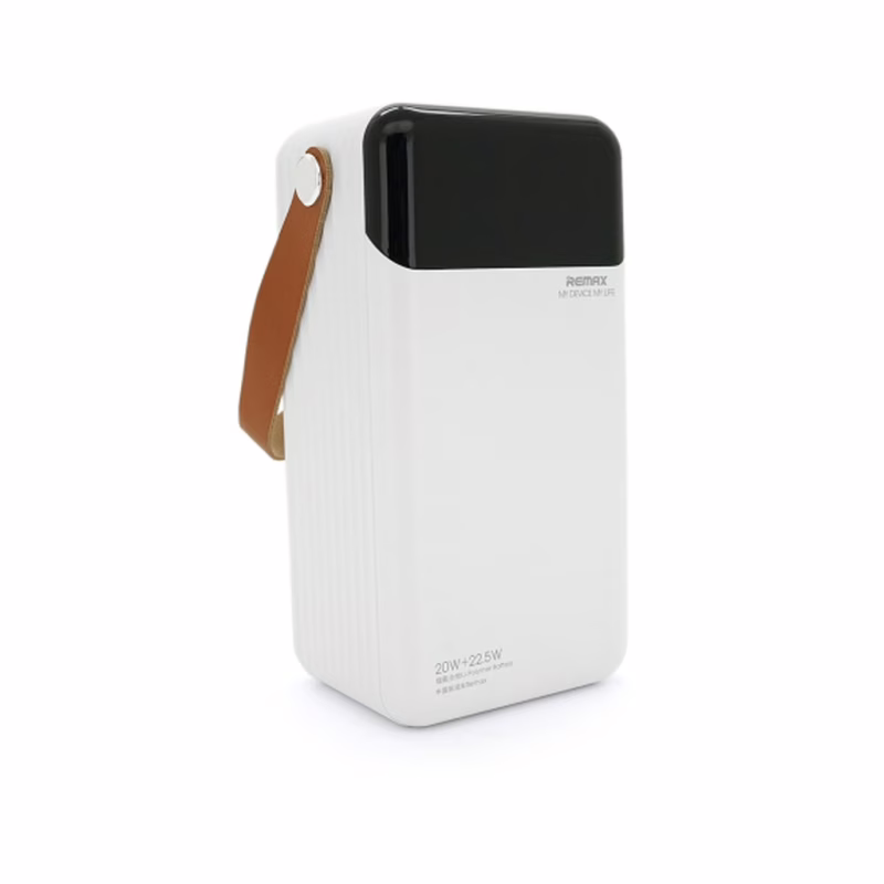 Батарея універсальна Remax 60000mAh, 22.5W, PD+QC, 2*USB+Type-C+Lightning, Black/White (RPP-565)