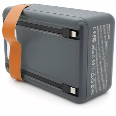 Батарея універсальна Remax 80000mAh, 20W, 3*USB+Type-C+Lighting, Black (RPP-566)