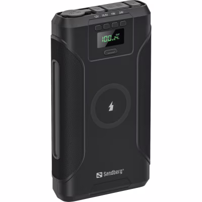Батарея універсальна Sandberg 76800mAh Survivor 7in1 DC/91W, PD/100W, Cigar Lighter/120W, QI-15W, power-through (421-15)