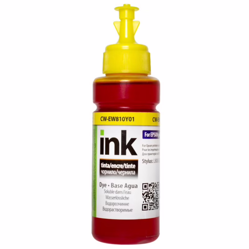 Чернила ColorWay Epson L800/810/850 Yellow (CW-EW810Y01)
