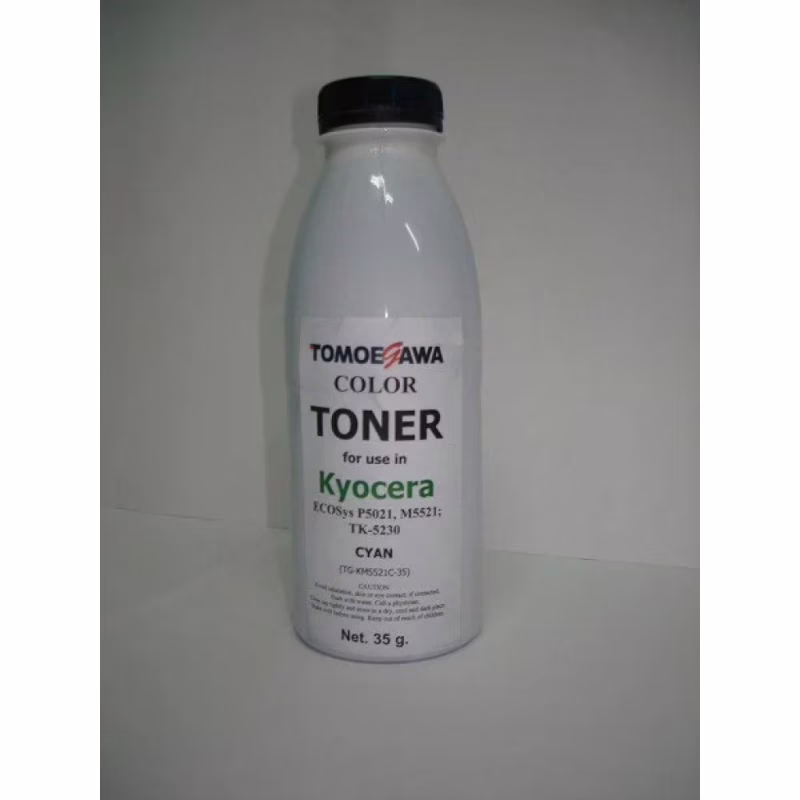 Тонер Kyocera TK-5230 (35г) Cyan Tomoegawa (TG-KM5521C-35)