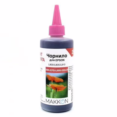 Чернила Makkon для Epson L800/L805/L810/ 250 мл light magenta (IMN-EPS-L800-250LM)
