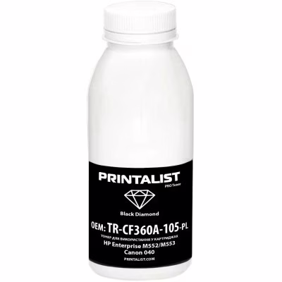 Тонер HP Enterprise M552/M553, Canon 040, 120г Black Printalist (TR-CF360A-105-PL)