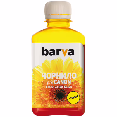 Чернила Barva Canon GI-41 180 мл, yellow (CGI41-812)