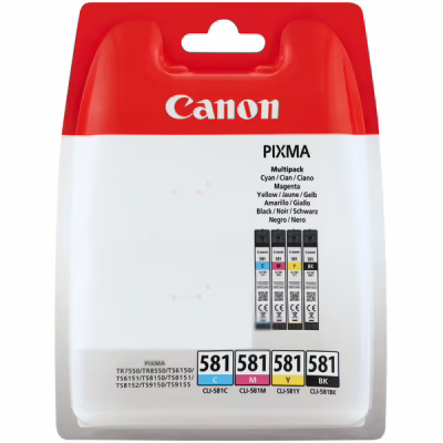 Картридж Canon CLI-581 Multipack BK,C,M,Y*5.6ml Blister (2103C007)
