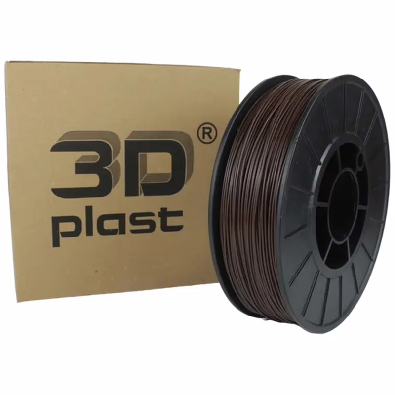 Пластик для 3D-принтера 3Dplast PETG 1.75мм, 0.85кг, brown (3DPTG17508BRN)