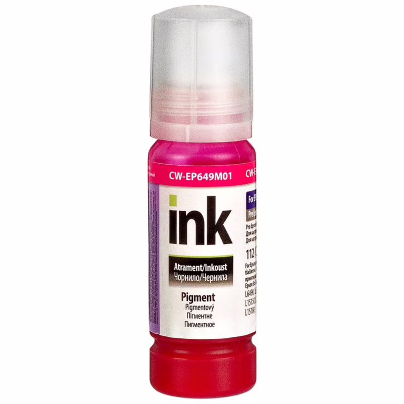 Чернила ColorWay Epson L-6490/L65XX 70мл Magenta Pigm. (CW-EP649M01)