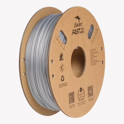 Пластик для 3D-принтера Creality PLA Fast, Ender, 1.75мм, silver, 1кг (3301010434)