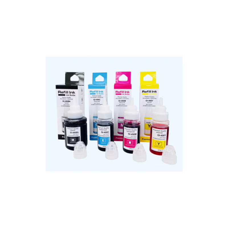 Чорнило Premium Quality Canon GI-490 SET B135ml, C/M/Y 70ml (70264942)