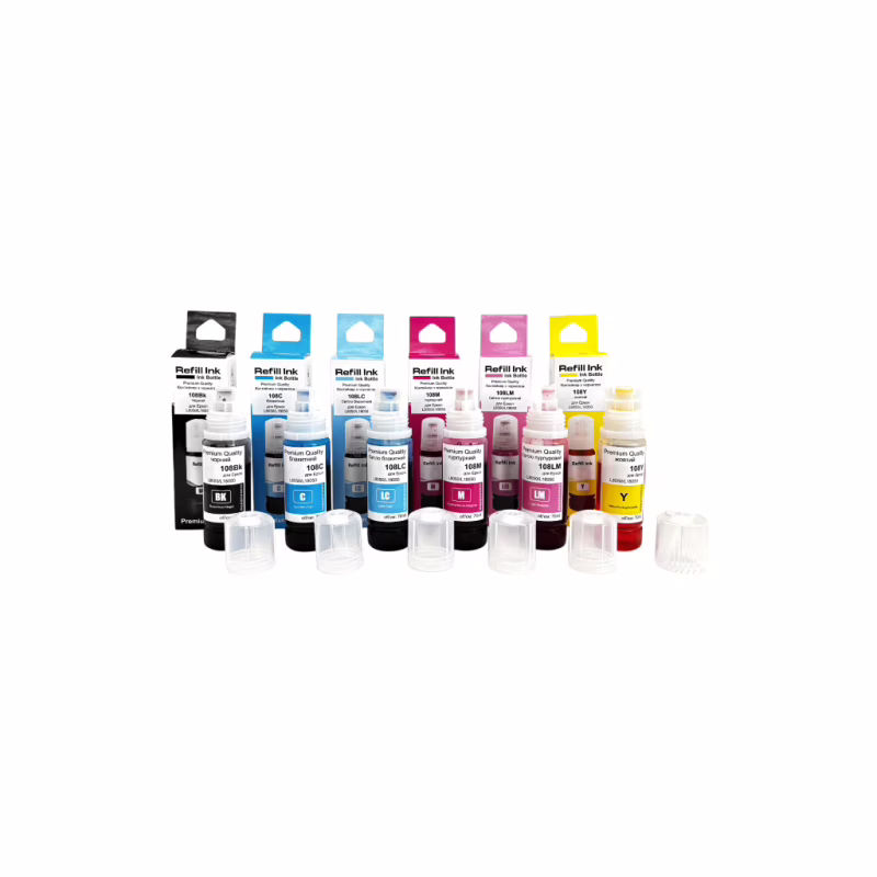 Чорнило Premium Quality Epson 108 SET B/C/M/Y/LC/LM 6х70ml SmartFill (70264940)