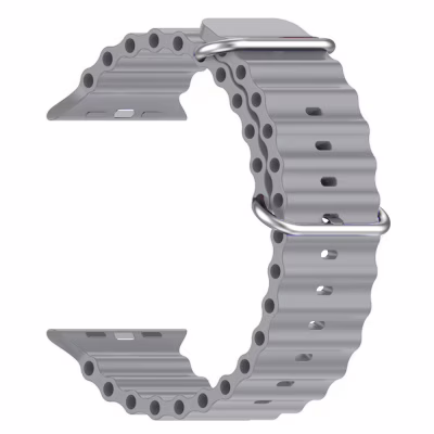 Ремешок для смарт-часов Armorstandart Ocean Band для Apple Watch 49/46/45/44/42 (Series 1-3) Cloudy Grey (ARM85141)