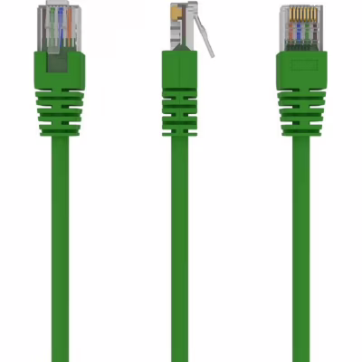Патч-корд 0.25м Cablexpert (PP12-0.25M/G)