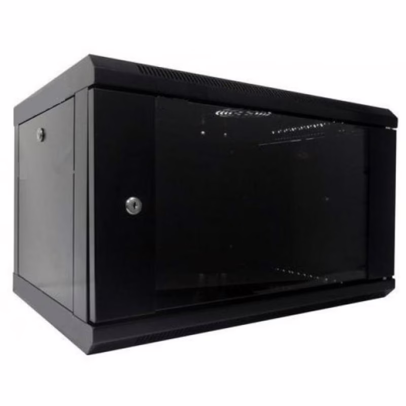 Шкаф настенный Hypernet 6U 19" 600x600 (WMNC66-6U-FLAT-BLACK)