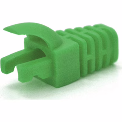 Колпачок коннектора RJ-45 Green Cat.5/Cat.6 (100 шт/уп.) Merlion (CPRJ45ML-GN-CAT5/6)