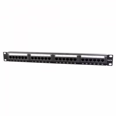 Патч-панель 19" 24xRJ-45 UTP cat.5е, 1U, тип 110 Cablexpert (NPP-C524CM-001)