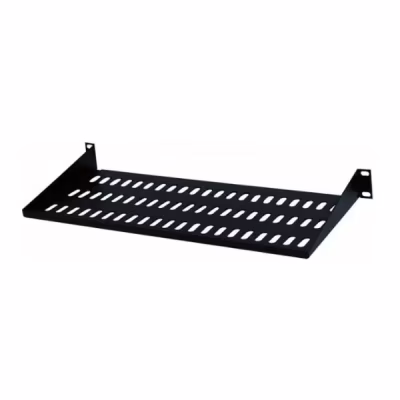Полка 19" Hypernet 1U глиб. 300мм, колір чорний (CS-300-1U-BLACK)