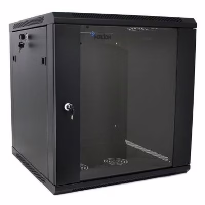 Шкаф настенный Merlion 27U 19" 600*600mm (Ш*Г)мм, black (Ml3-6627)