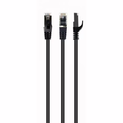 Патч-корд 10м S/FTP Cat 6A CU LSZH black Cablexpert (PP6A-LSZHCU-BK-10M)