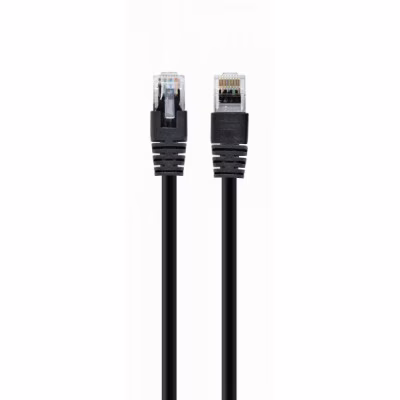 Патч-корд 10м UTP cat 5e CCA black Cablexpert (PP12-10M/BK)