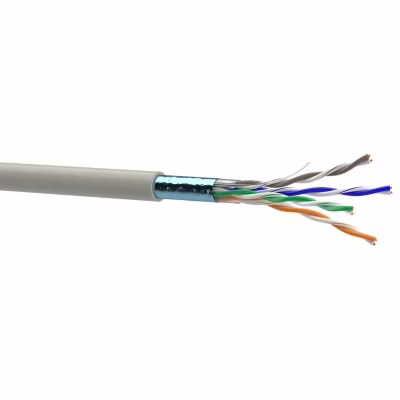 Кабель сетевой OK-Net FTP cat.5e, 305м (F/UTP-cat.5E-SL) (КПВЭ-ВП (100) 4*2*0,46)