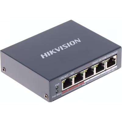 Коммутатор сетевой Hikvision DS-3E1105P-EI/V2