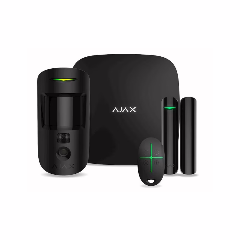 Комплект охоронної сигналізації Ajax StarterKit Cam HDR black