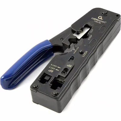 Інструмент RJ45/RJ12/RJ11 обрізає при обтиску Cablexpert (T-WC-06)