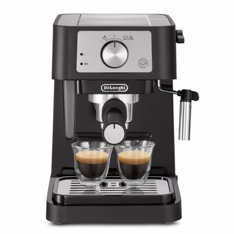 Рожковая кофеварка эспрессо DeLonghi EC260BK